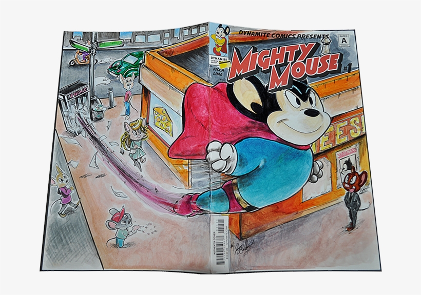 0 Replies 2 Retweets 2 Likes - Allposters.com Throw Blanket: Mighty Mouse - Space, transparent png download