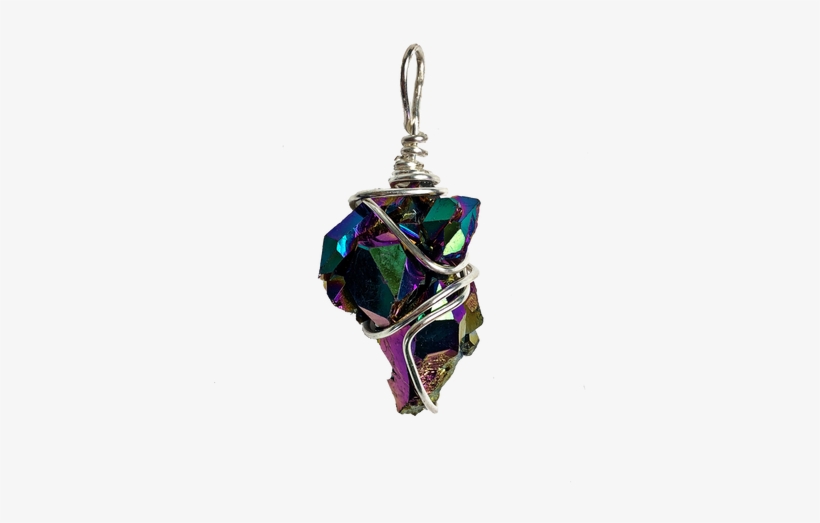 Titanium Aura Quartz Is Both Powerful And Beautiful, - Locket, transparent png download