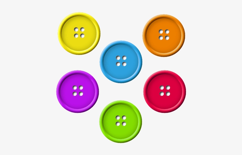 Paci Scraps Botones De Colores - Circle Transparent PNG - 470x470
