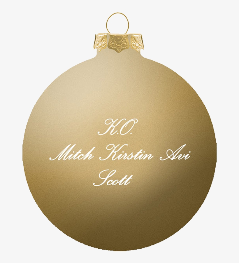 'a Pentatonix Christmas' Gold Ornament - Pentatonix, transparent png download