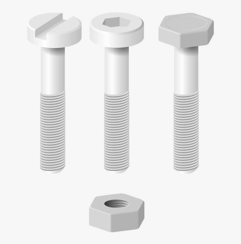 Pernos Y Tuercas - Nut And Bolt Vector, transparent png download