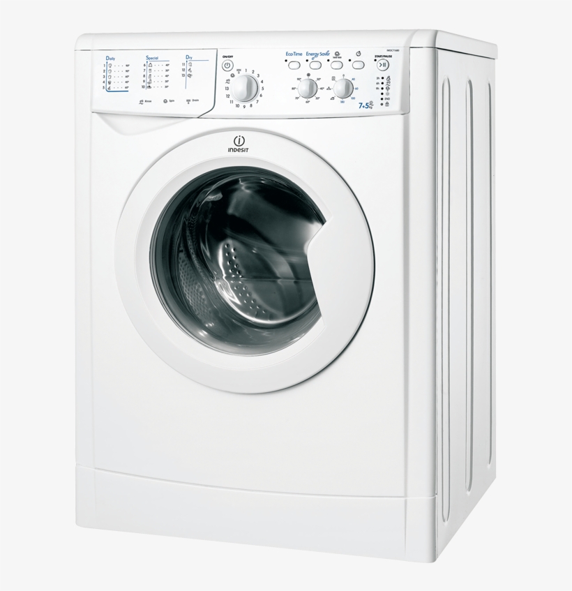 Lavadora Secadora Eco Time - Indesit Washer Dryer Iwdc6125, transparent png download