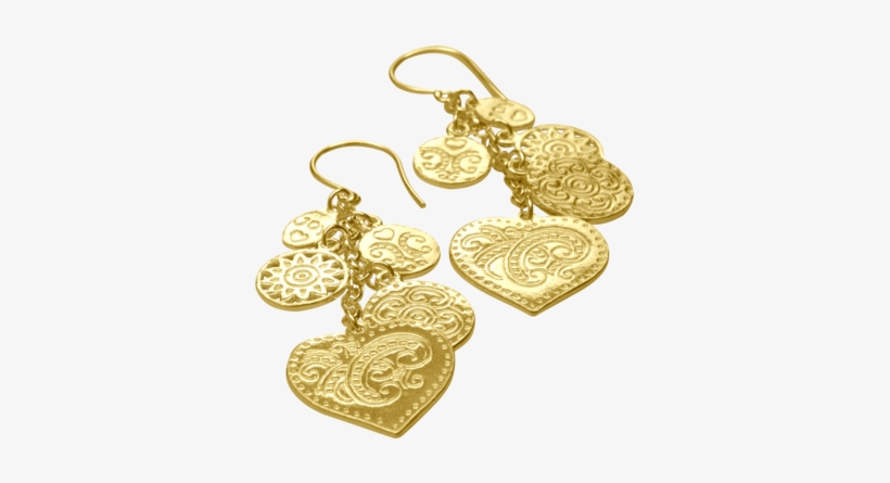 Earring Twirl Gold - Joy Jewellery Bali, transparent png download