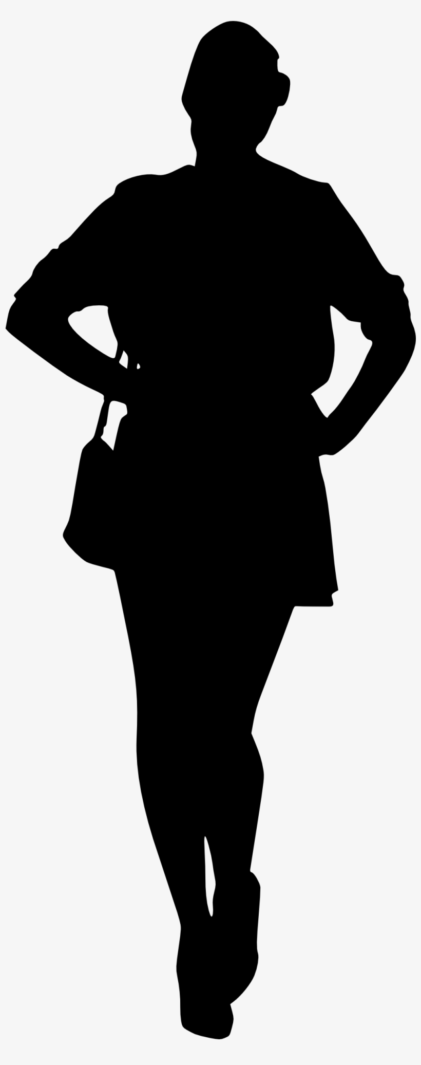 Free Download - Man In Suit Silhouette Png, transparent png download
