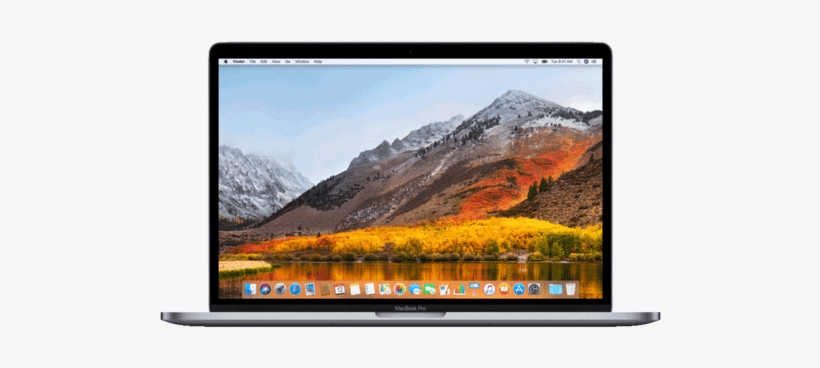 Space Gray 15-inch Apple Macbook Pro With Touch Bar - Macbook Pro High Sierra, transparent png download