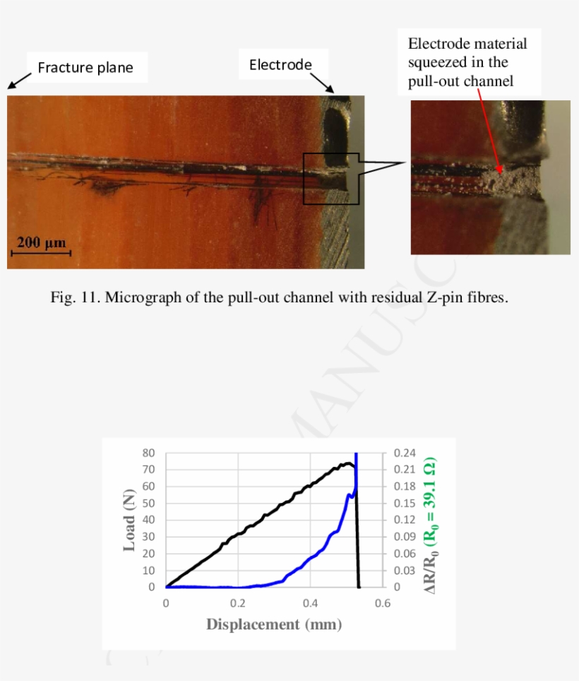 Mode Ii Results Of Single Z-pin Reinforced Gfrp Laminate - Common Fig, transparent png download