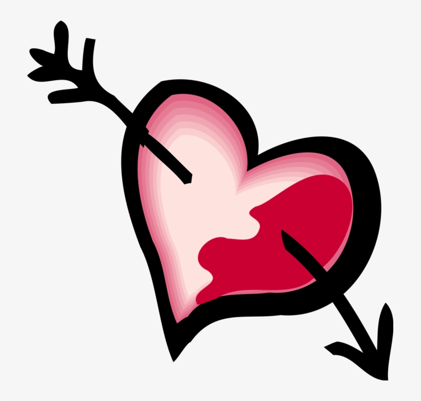 Vector Illustration Of Valentine's Day Sentimental - Heart, transparent png download