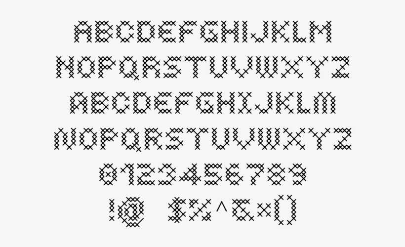 Fun Costura Regular Example - Cross-stitch, transparent png download