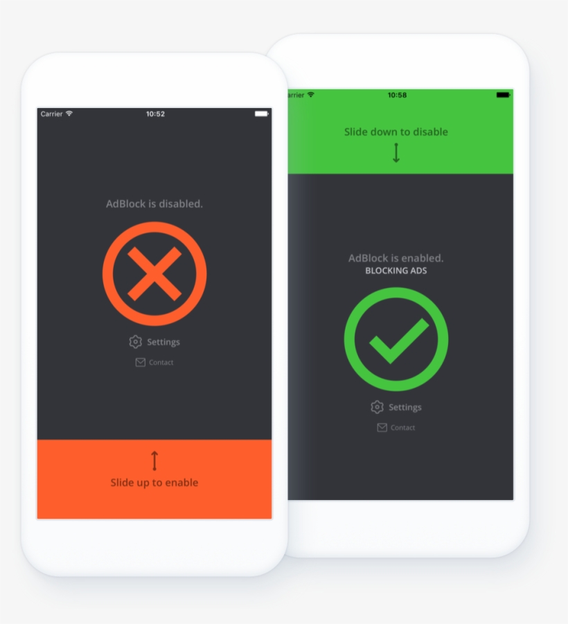 Adblock For Ios Cover - Mobile Phone, transparent png download