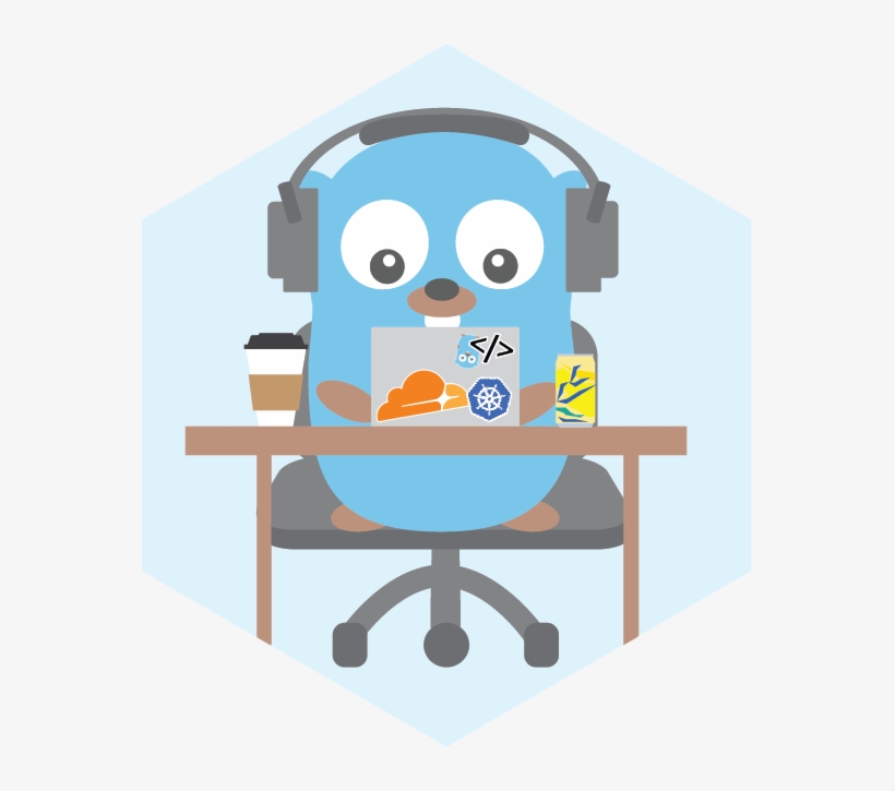 Hex Gopher Desk - Dribbble, transparent png download