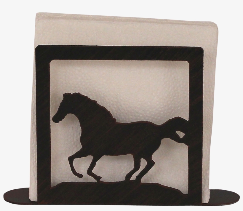 Iron Running Horse Napkin Holder - Coast Lamp Mfg. Iron Running Horse Napkin Holder -, transparent png download