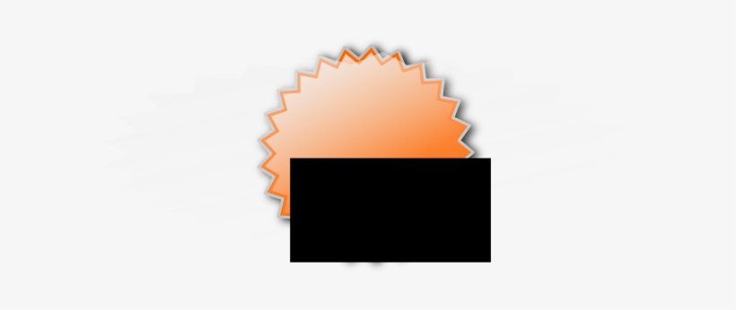 Orange Starburst Elongated Clip Art - Starburst Clip Art, transparent png download
