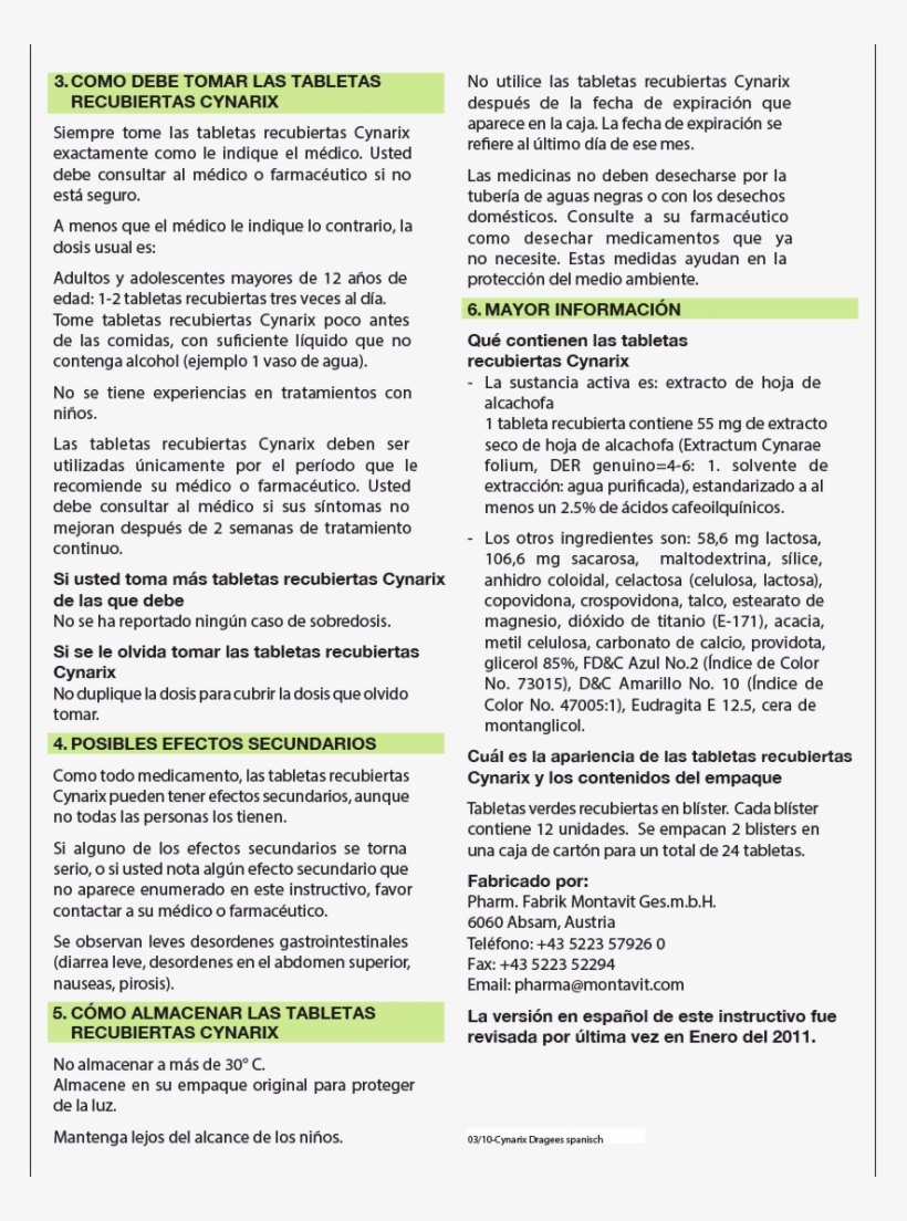 Instructivo Cynarix - Form 8850, transparent png download