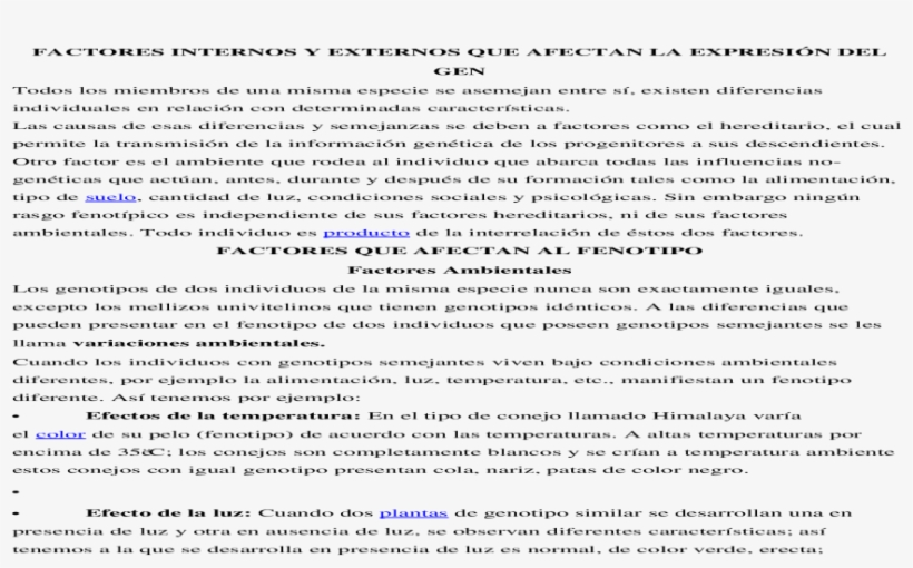 Factores Internos Y Externos Que Afectan La Expresin - .info, transparent png download