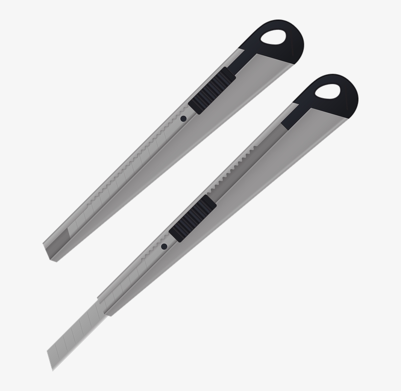 커터칼 벡터 이미지입니다 - Knife Cutter Png, transparent png download