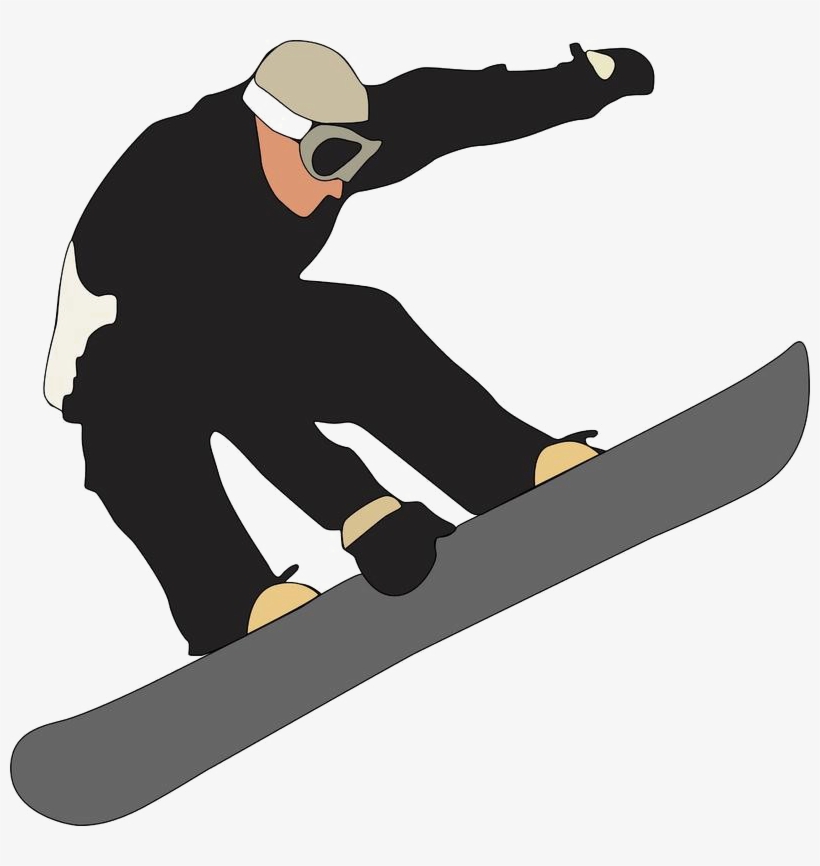 Snowboarding Jumping Png Picture - Snow Board Clip Art Transparent PNG
