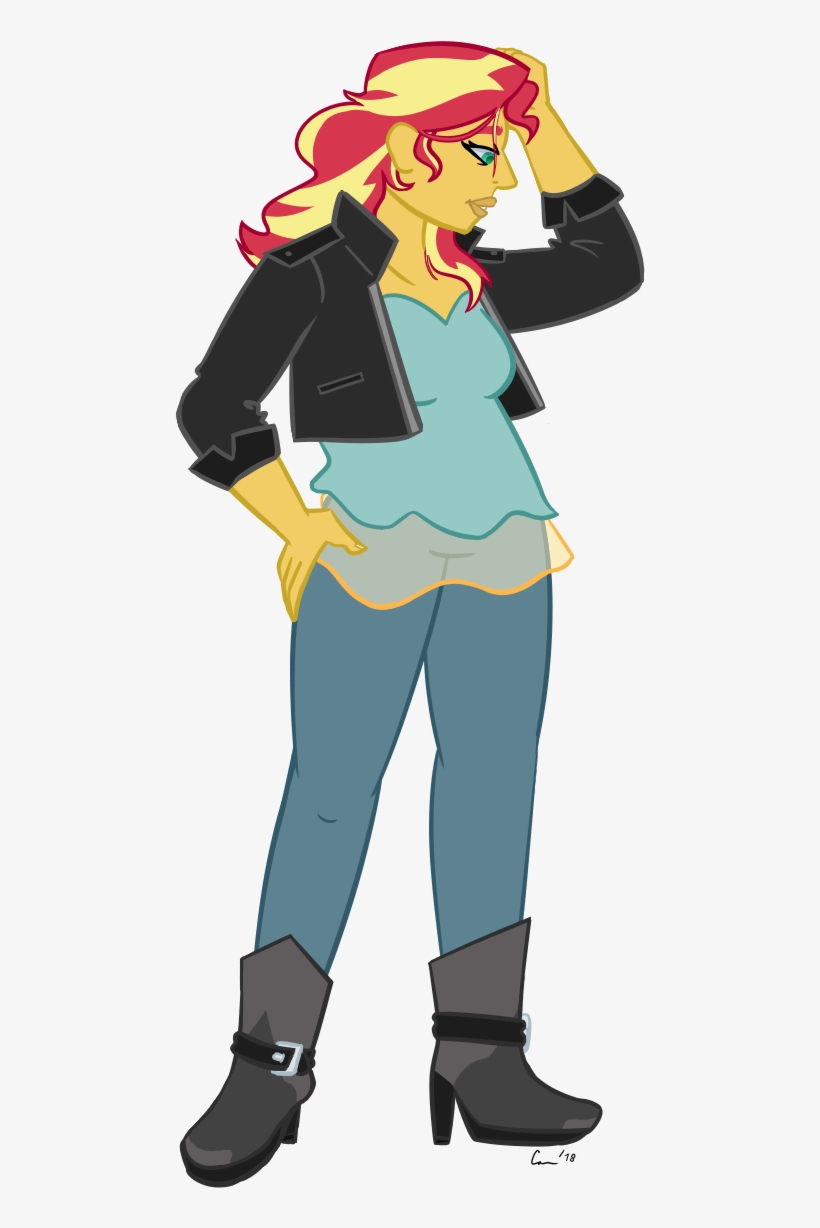 Rivalcat, Equestria Girls, Female, Hand On Hip, Human, - Cartoon, transparent png download
