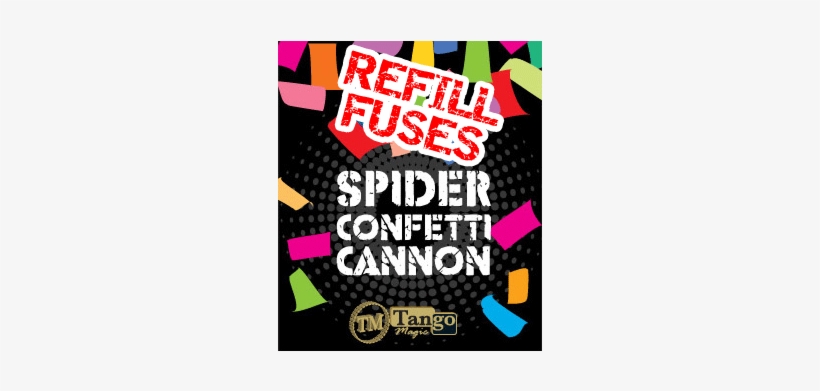 Spider Fire By Tango - - Spider Fire (refill Fuses For Spider Confetti Cannons, transparent png download