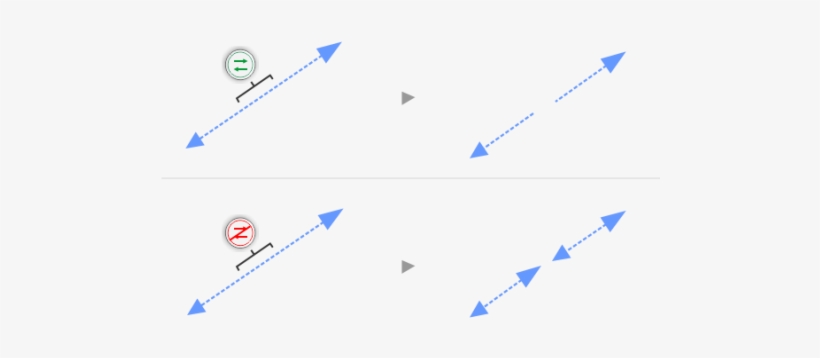 When Splitting Objects That Have Dashed Lines, Arrowheads - Seta Duas Pontas Png, transparent png download