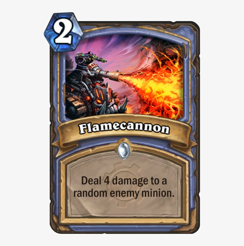 Flamecannon Card - Sound The Bells Hearthstone, transparent png download