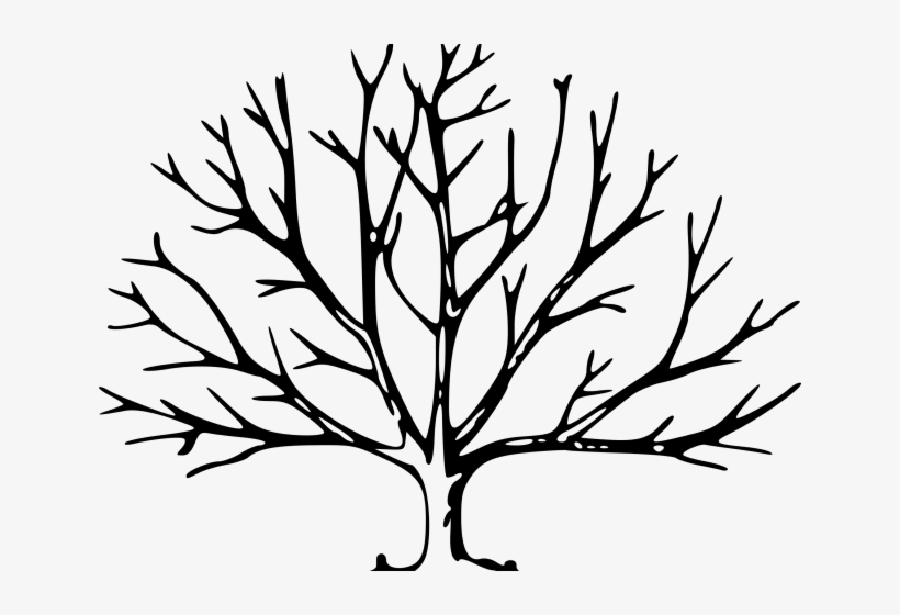 Tree Snake Clipart Tree Silhouette - Thumbprint Tree, transparent png download