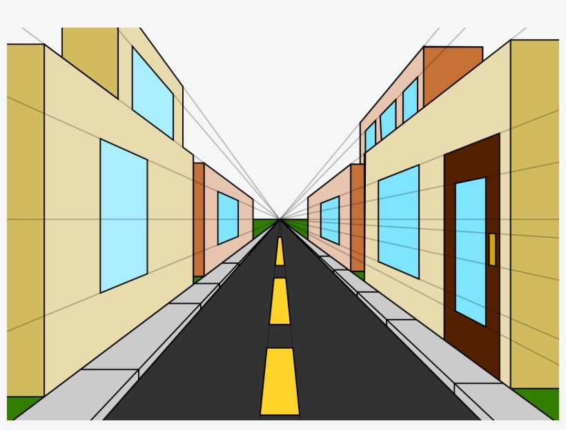 Open - Zentralperspektive Mit Einem Fluchtpunkt, transparent png download