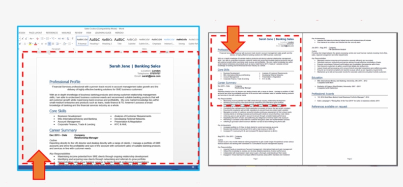 Cv Top Quarter - Make A Cv Stand Out, transparent png download