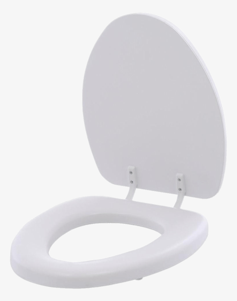 Open White Toilet Seat - Toilet Seat, transparent png download