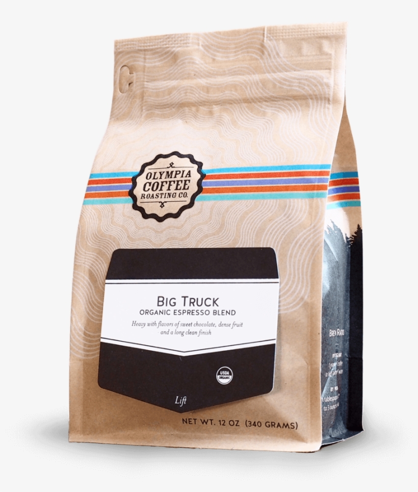 Big Truck Organic - Olympia Coffee Roasting - Sweetheart Espresso, transparent png download