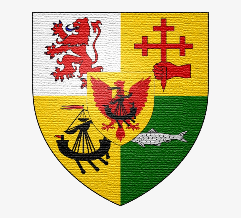Arms Macdonald Of Macdonald - Coat Of Arms Of Antrim, transparent png download