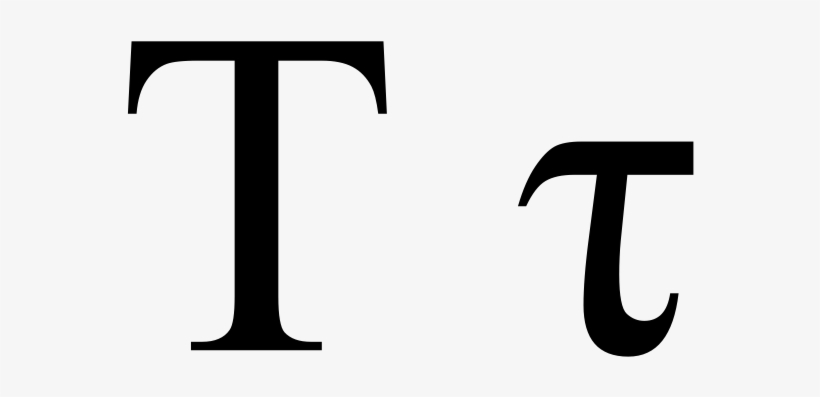 Greek Tau - Tau Lowercase, transparent png download