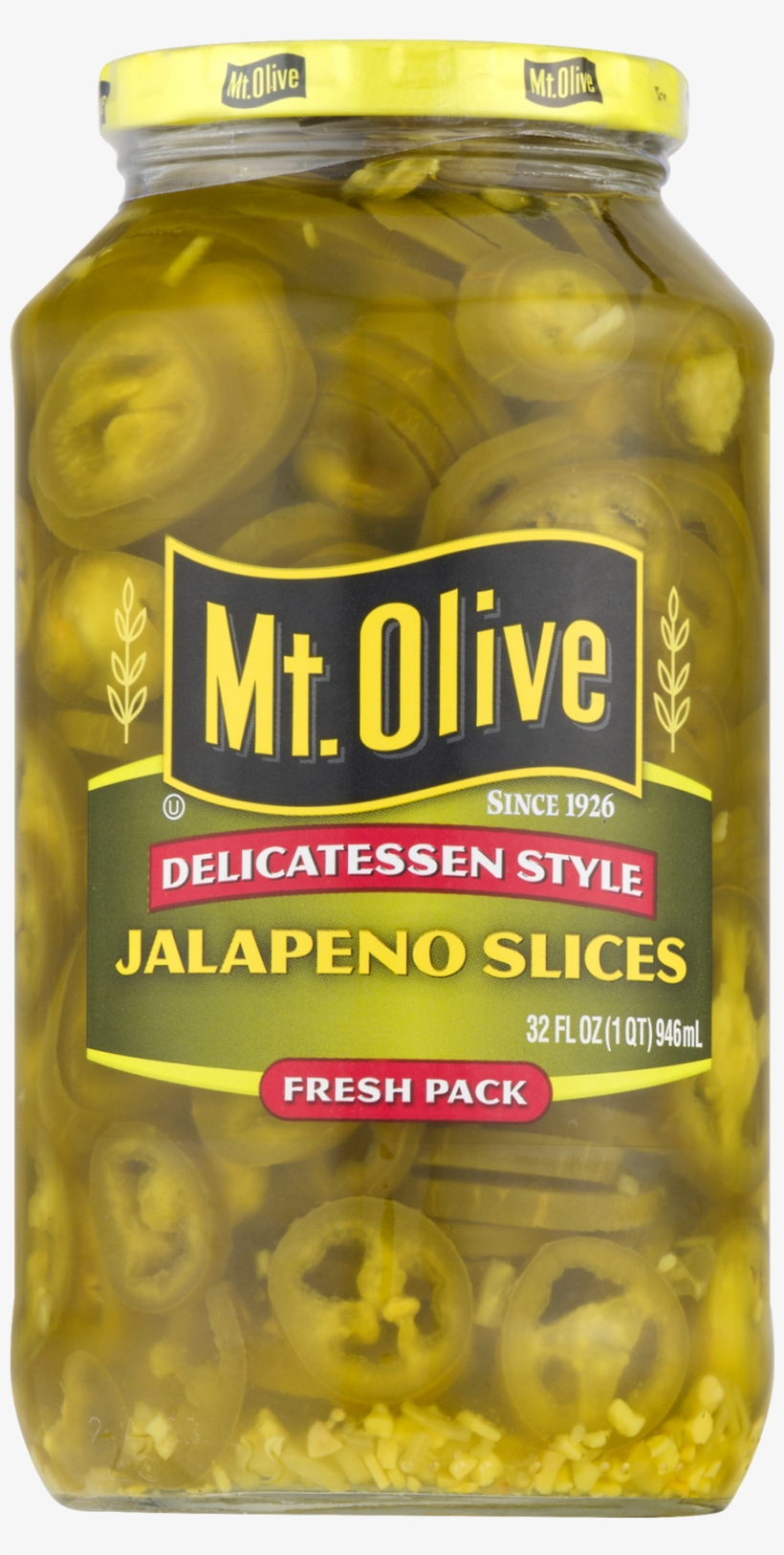 Mt. Olive Zesty Garlic Kosher Spears Pickles, 24 Fl, transparent png download