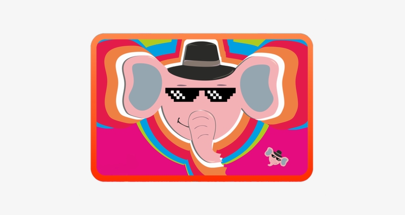 The Mystery Of The Pink Elephant - Indian Elephant, transparent png download