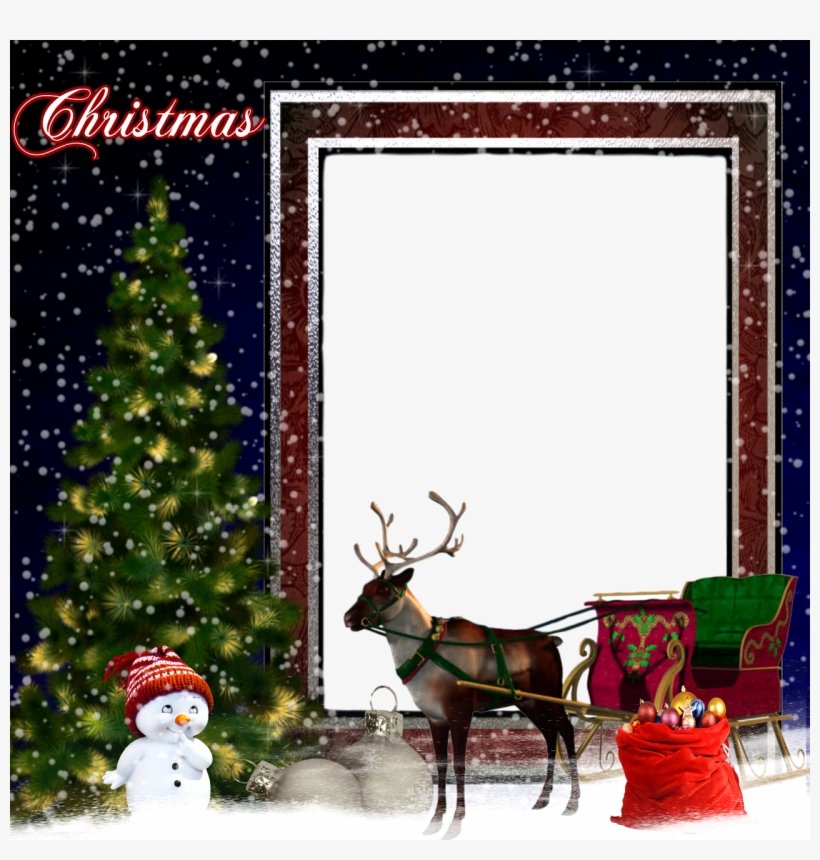 Frame Isolated,free Pictures, Free - Take Note! Designs Snowflake Photo Card, transparent png download