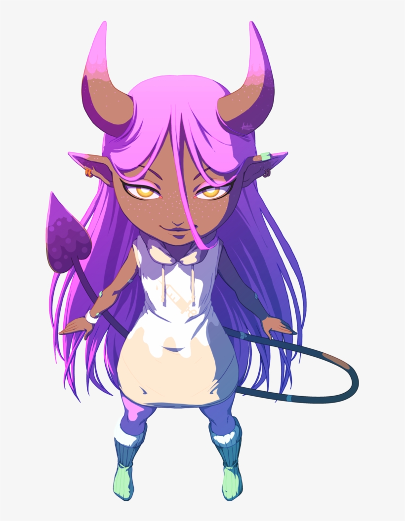 Glitter Demon By Fradarlin On Deviantart - Cartoon, transparent png download