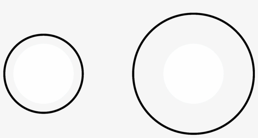 Titchener Circles - Same Size Circle Illusion, transparent png download