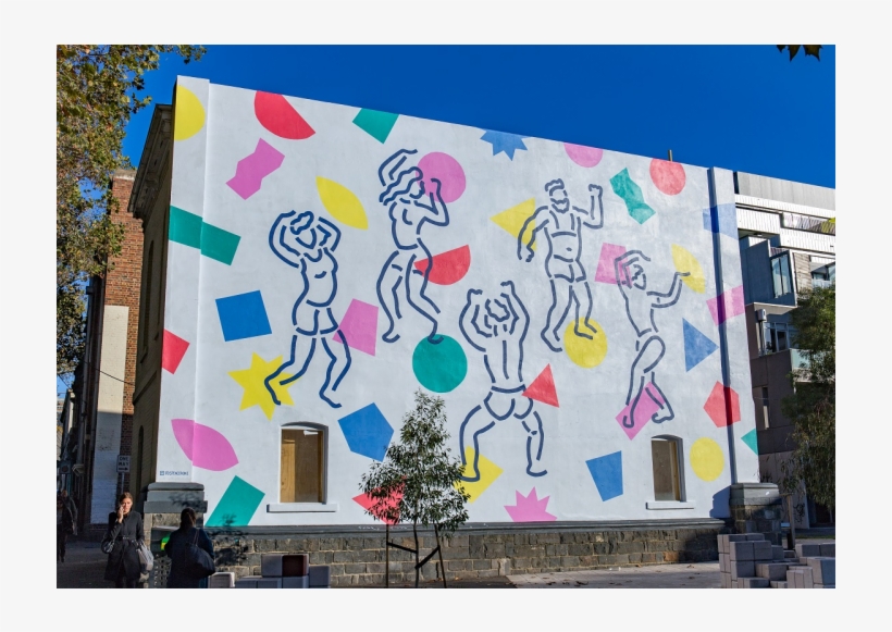 A Mural To Get You Grooving, By Melbourne Band Miami - Art, transparent png download