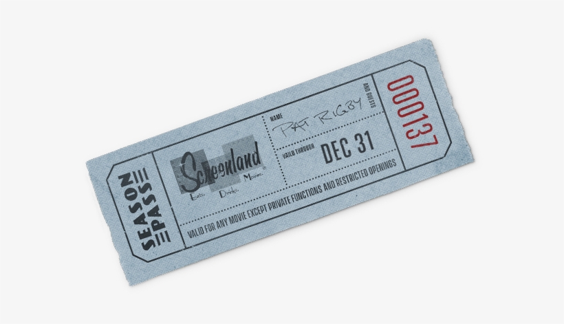 More Than A Ticket Stub - Film, transparent png download