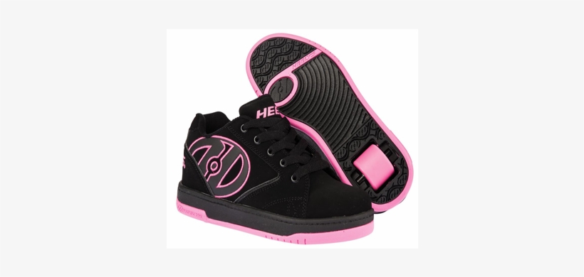 Propel - Black And Hot Pink Heelys, transparent png download