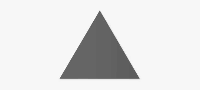 Wow Floor Triangle Graphite - Grey Triangle Transparent Png, transparent png download