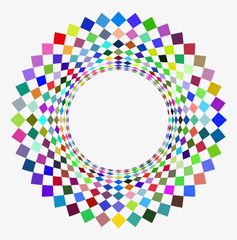 Sacred Geometry Inkadinkado Circles And Dots Clear - Circle With Dots Inside, transparent png download