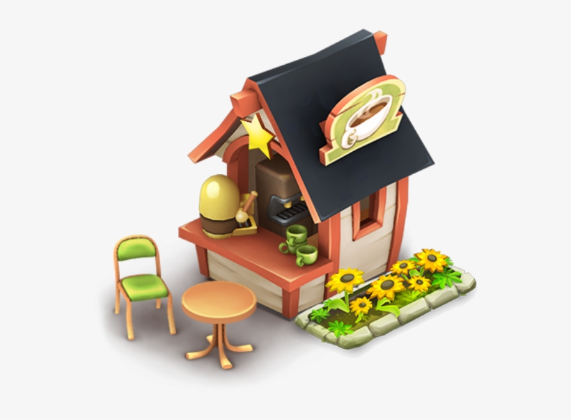 Coffee Kiosk Mastered - Coffee Kiosk Di Hay Day, transparent png download