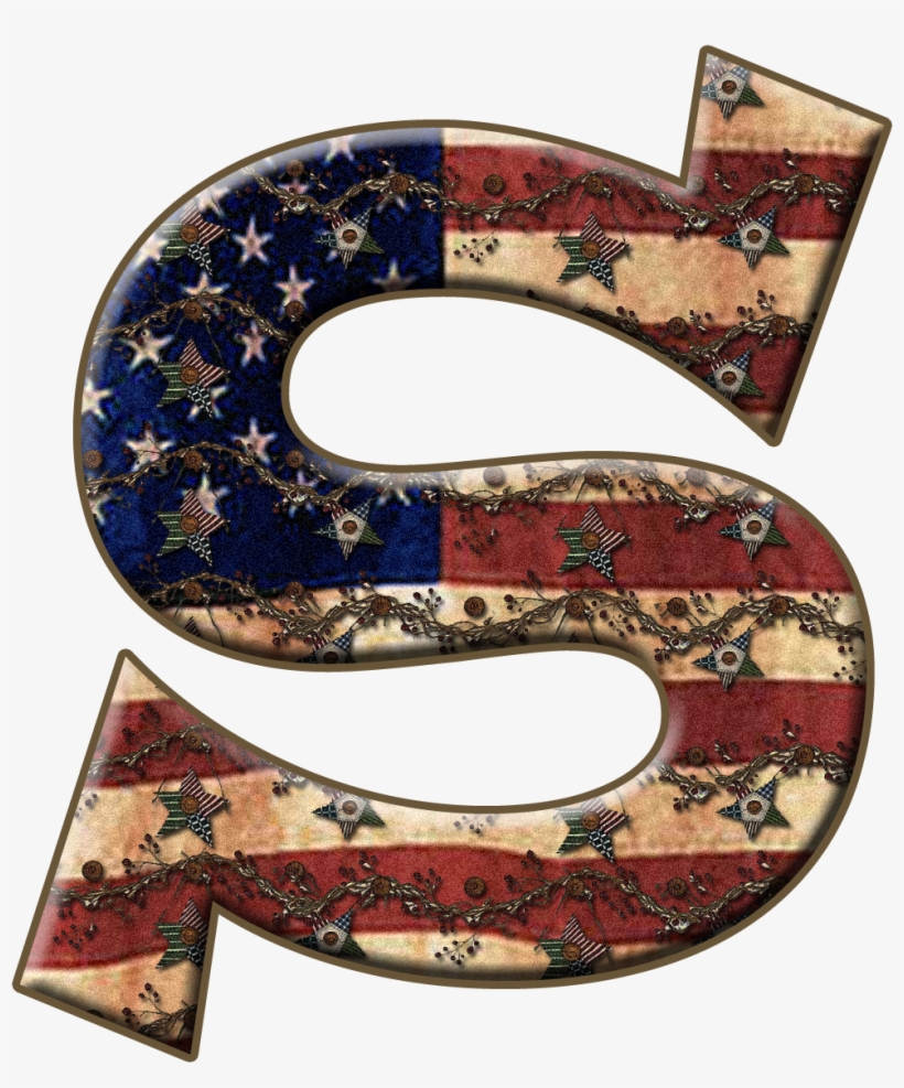 Ge Capital Letter S - Flag Letter V By María José Argüeso Png, transparent png download