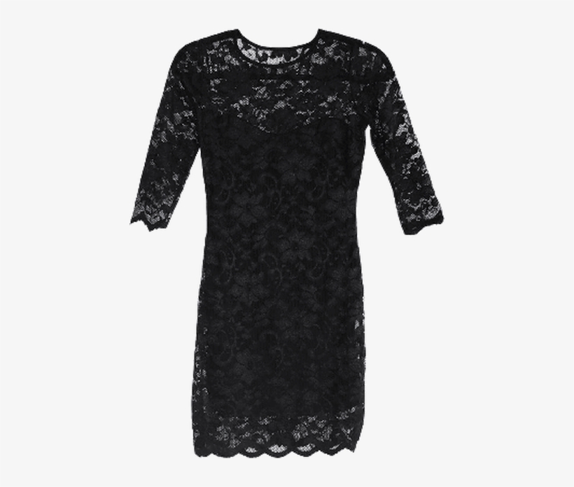 Vestido Shadow Lace - Vestido Con Mangas Png, transparent png download