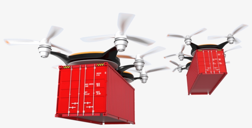 Unmanned Flying Cargo Containers - National Autonomous Vehicle Day, transparent png download