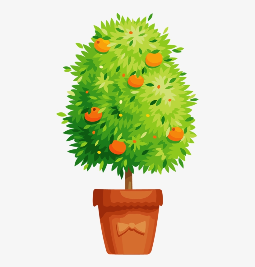 Flower Clips, Flower Art, Tree Clipart, Clipart Images, - Potted Plant Clipart Png, transparent png download