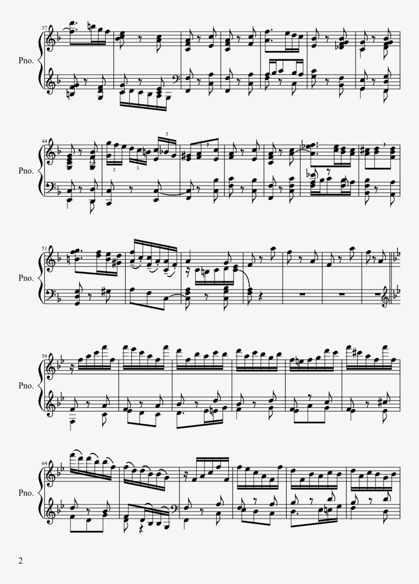 Tree Swing Sheet Music Composed By Teesee1 2 Of 5 Pages - Mortal Kombat Theme Sheet Music, transparent png download