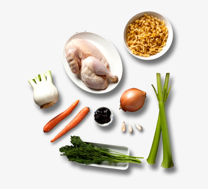 Chicken Noodle Soup With Dill & Fennel - Carrot, transparent png download