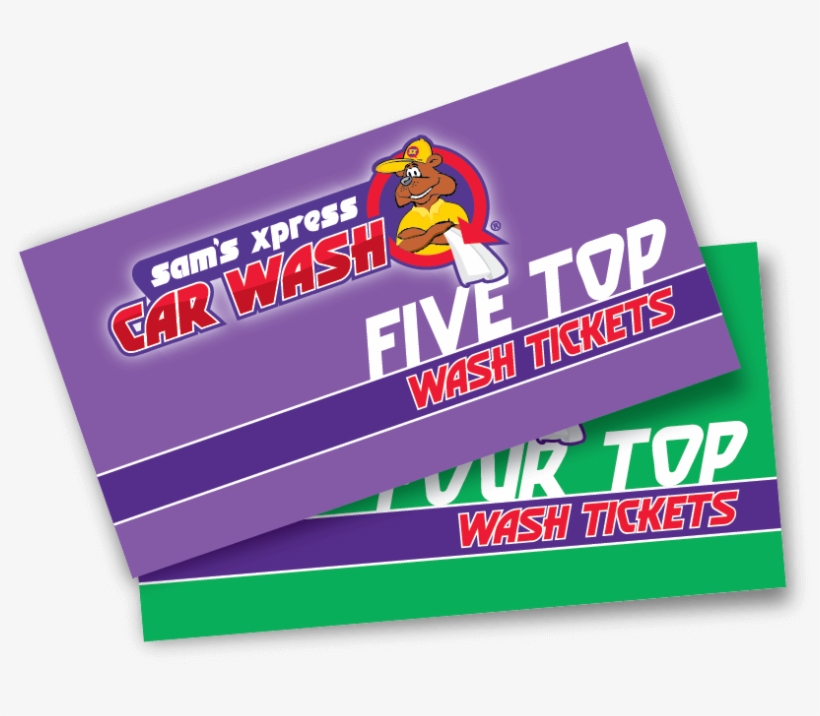 Wash Books Are Here - Sam's Xpress Car Wash, transparent png download