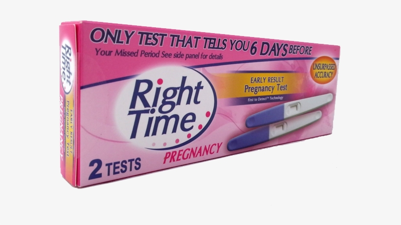 Fake Pregnancy Test - Right Time Pregnancy Test, transparent png download
